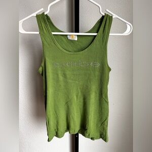 Bebe green size small top